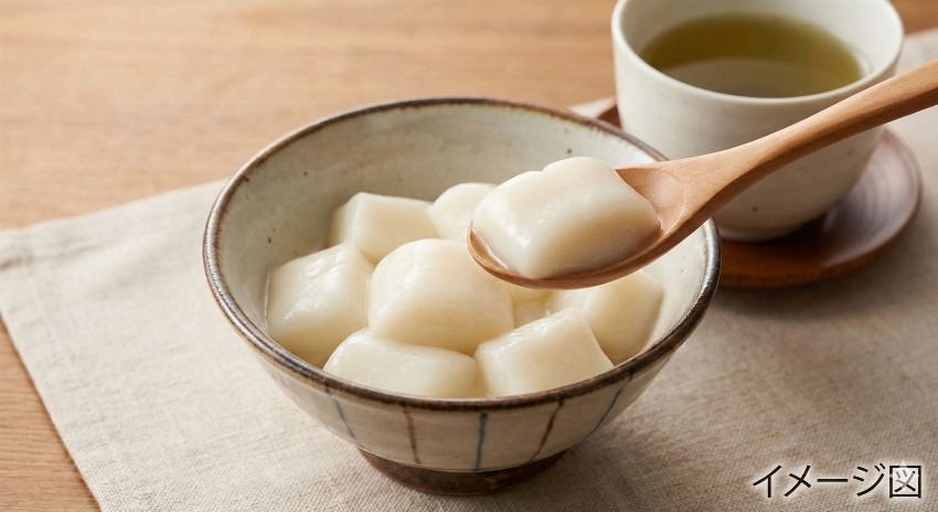 いつものお粥でお餅風ゼリー②