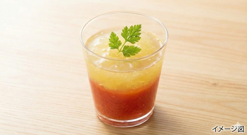 トマトとグレープフルーツのジュレ