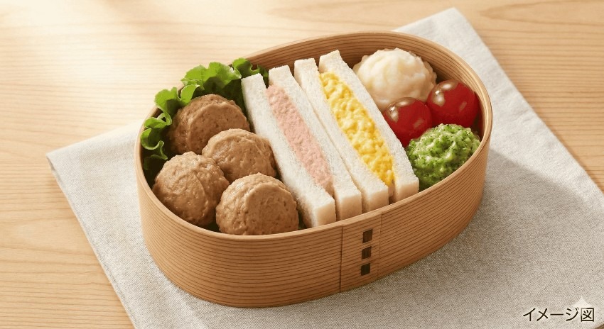 唐揚げサンドイッチ弁当