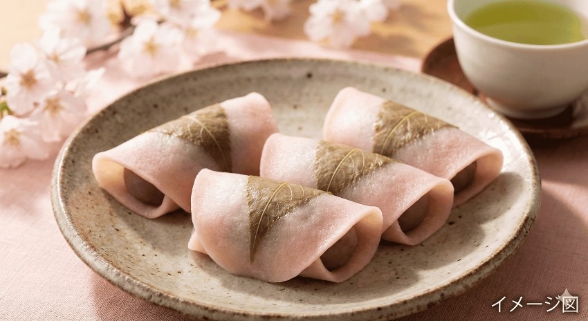 やわらか桜餅(長命寺桜餅)