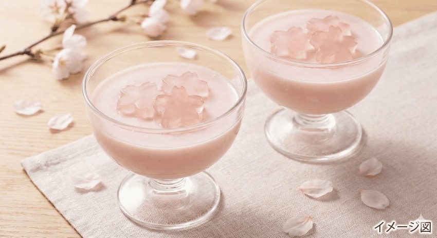 桜のブランマンジェ