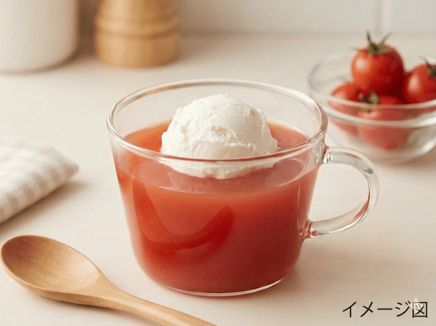 トマトとマスカルポーネのお口直し